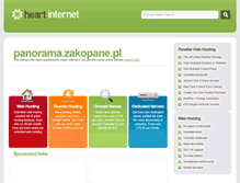 Tablet Screenshot of panorama.zakopane.pl