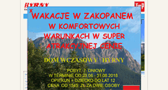 Desktop Screenshot of fwp.zakopane.pl