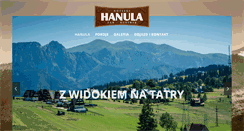 Desktop Screenshot of hanula.zakopane.pl