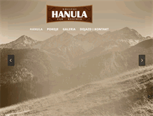 Tablet Screenshot of hanula.zakopane.pl