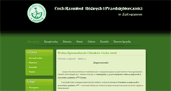 Desktop Screenshot of cech.zakopane.pl